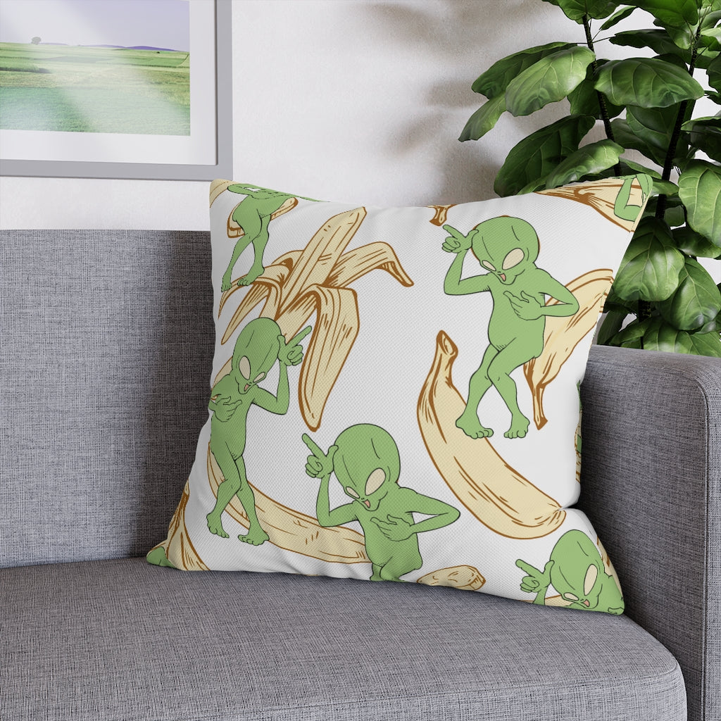 Alien Peel Pillow Case - Throw Pillow Cover - Grandmillennial Style