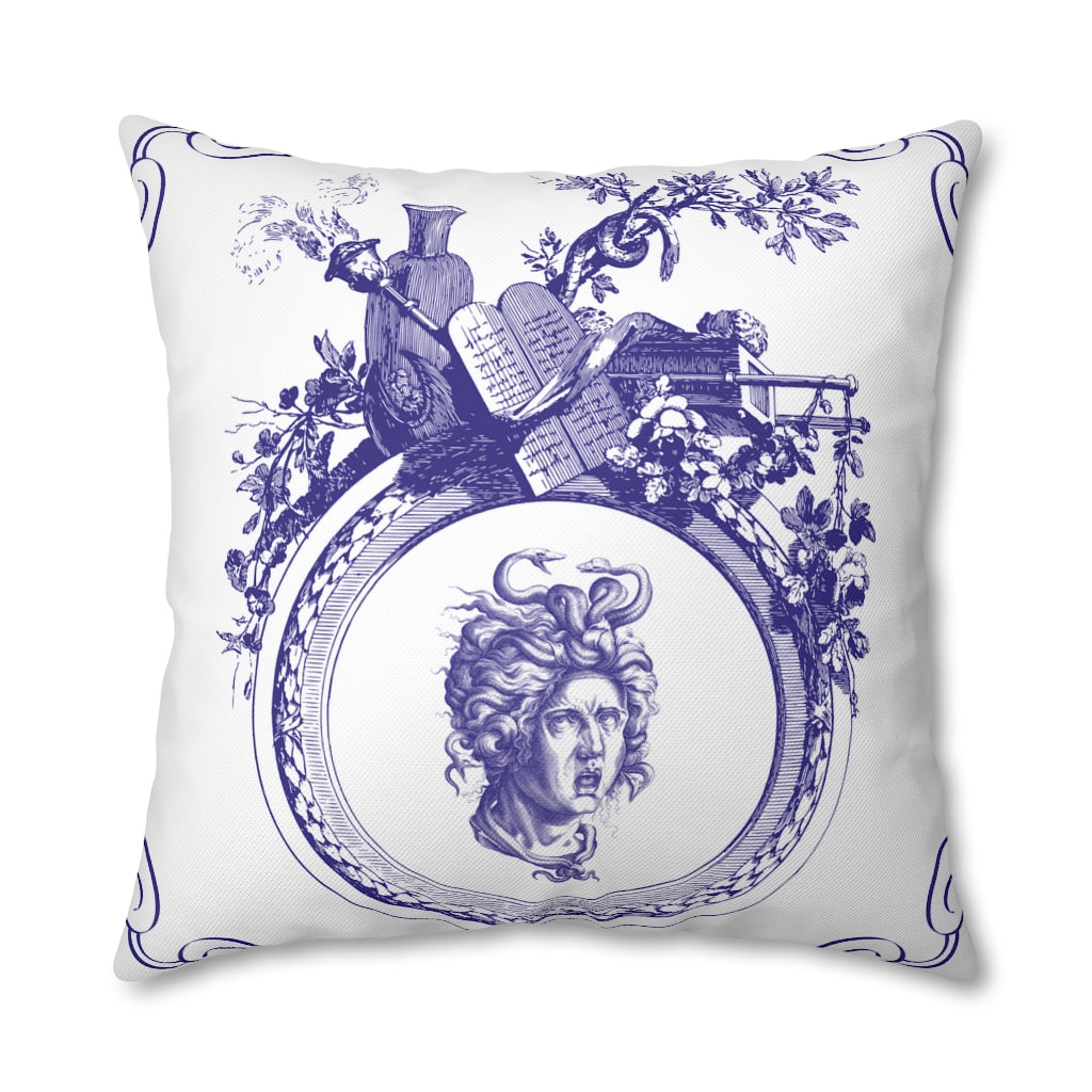 Delft Blue Pillow Case - Throw Pillow Cover - Grandmillennial Style