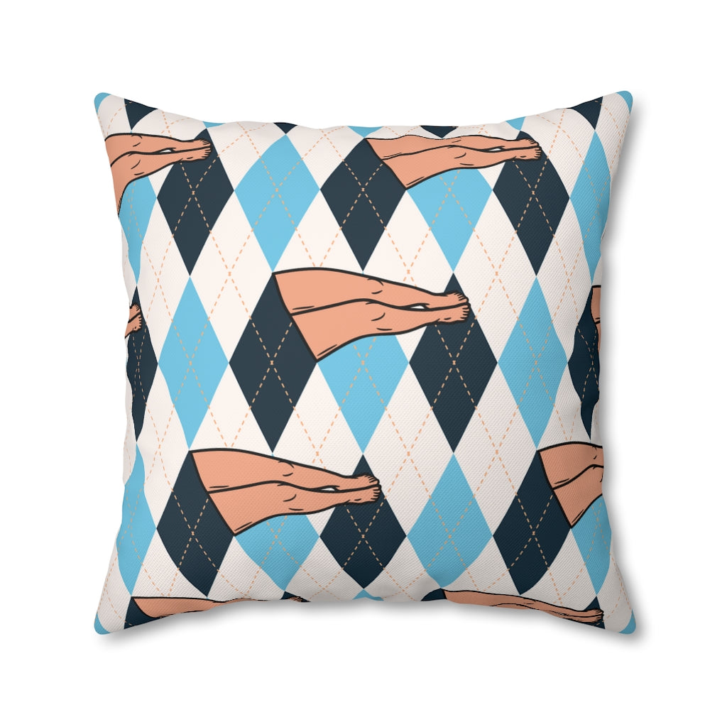 Swimmers Alumni Pillow Case - Throw Pillow Cover - Grandmillennial Style