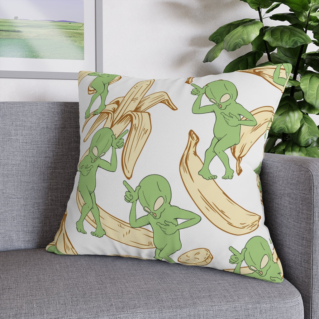 Alien Peel Pillow Case - Throw Pillow Cover - Grandmillennial Style