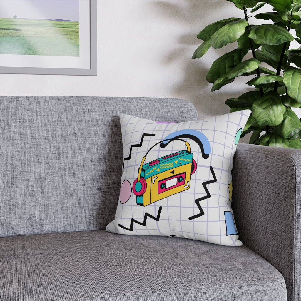 90s Hits Pillow Case - Throw Pillow Cover - Grandmillennial Style