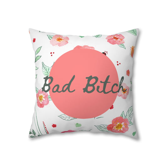 Bad B*tch Pillow Case - Throw Pillow Cover - Grandmillennial Style