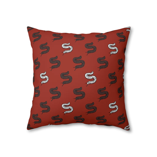 S is for Caterpillar Pillow Case - Throw Pillow Cover - Grandmillennial Style