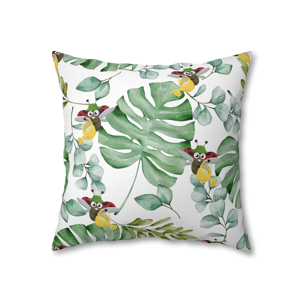 Watering Can Pillow Case - Throw Pillow Cover - Grandmillennial Style