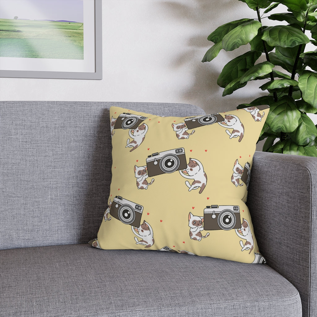 Say Cheese Pillow Case - Throw Pillow Cover - Grandmillennial Style