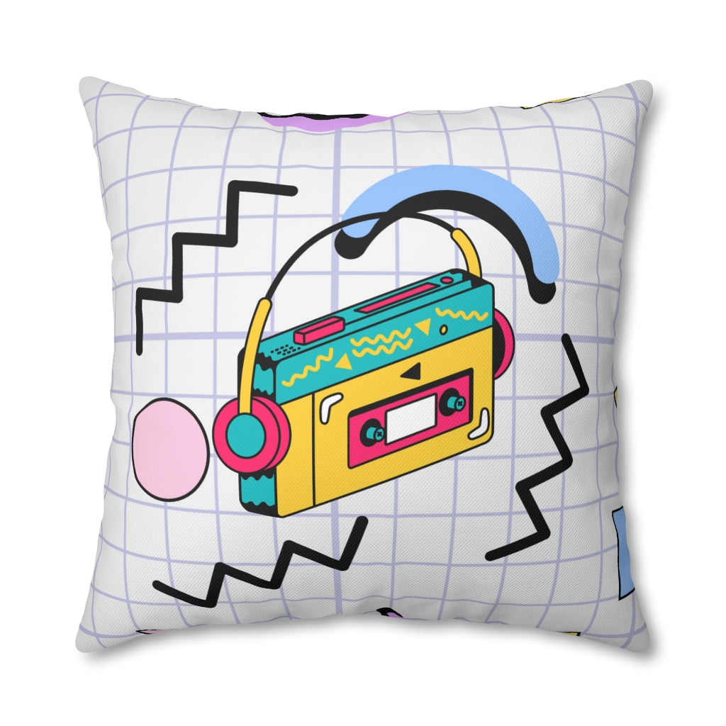 90s Hits Pillow Case - Throw Pillow Cover - Grandmillennial Style