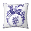 Delft Blue Pillow Case - Throw Pillow Cover - Grandmillennial Style