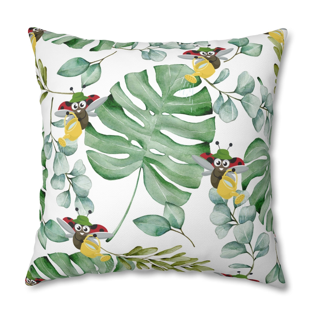 Watering Can Pillow Case - Throw Pillow Cover - Grandmillennial Style