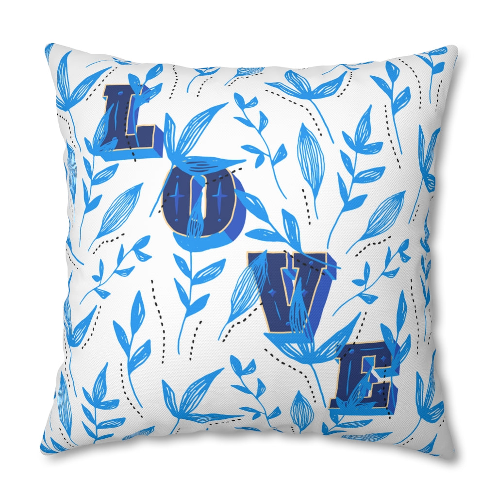 Fields of Love Pillow Case - Throw Pillow Cover - Grandmillennial Style