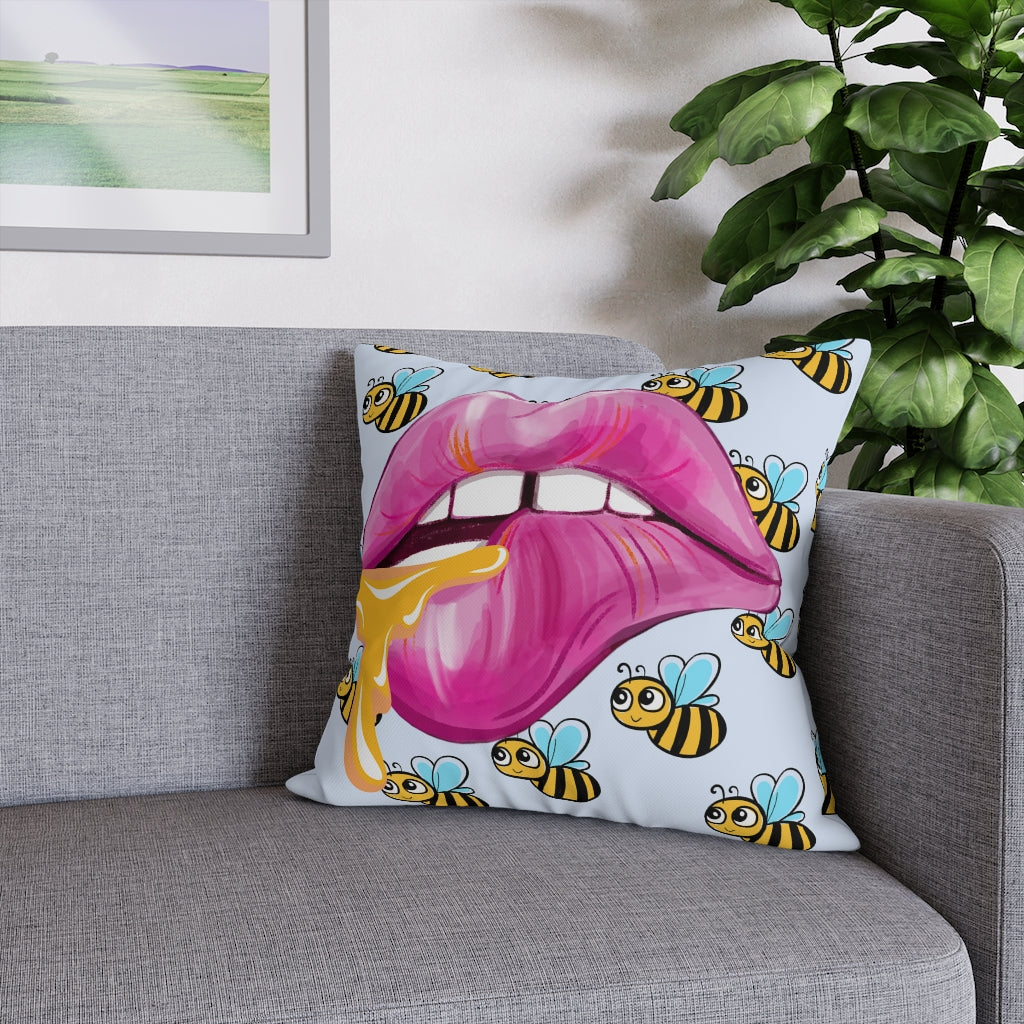 Sweet Honey Pillow Case - Throw Pillow Cover - Grandmillennial Style