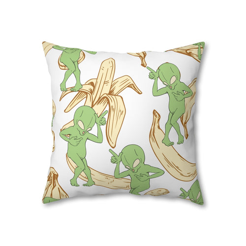 Alien Peel Pillow Case - Throw Pillow Cover - Grandmillennial Style
