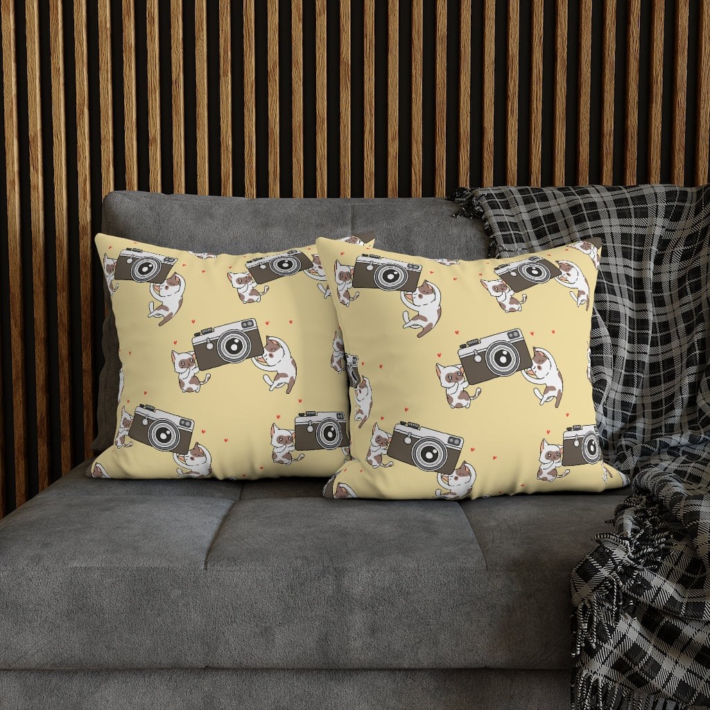 Say Cheese Pillow Case - Throw Pillow Cover - Grandmillennial Style