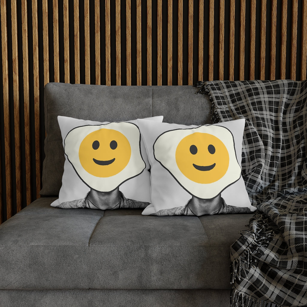 Eggsactly Pillow Case - Throw Pillow Cover - Grandmillennial Style