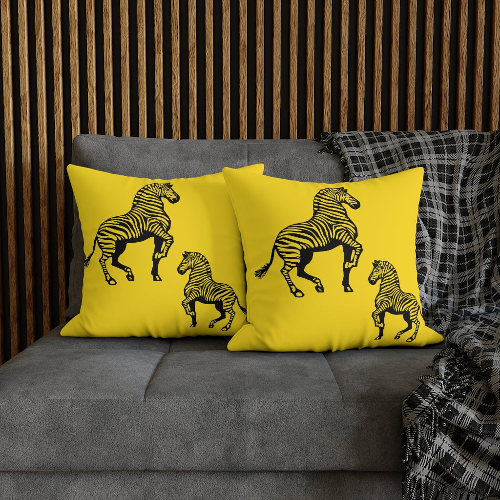 Iconic Zebra Pillow Case - Throw Pillow Cover - Grandmillennial Style