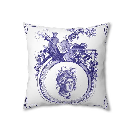 Delft Blue Pillow Case - Throw Pillow Cover - Grandmillennial Style