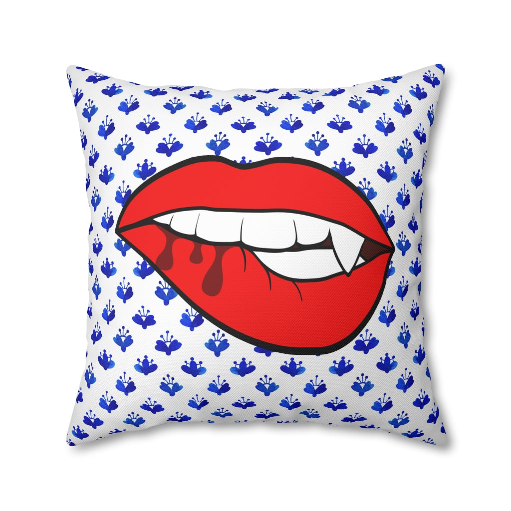 Grandmillennial Vampire Pillow Case - Throw Pillow Cover - Grandmillennial Style