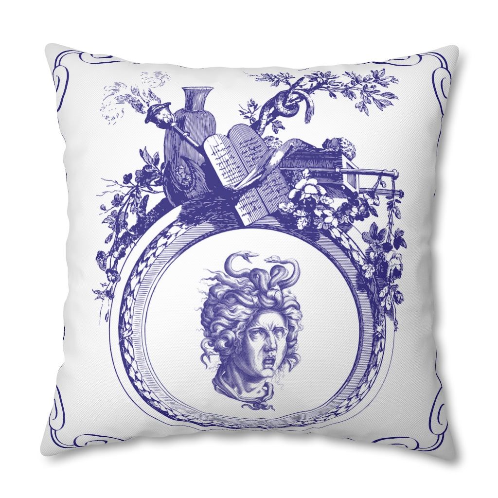 Delft Blue Pillow Case - Throw Pillow Cover - Grandmillennial Style