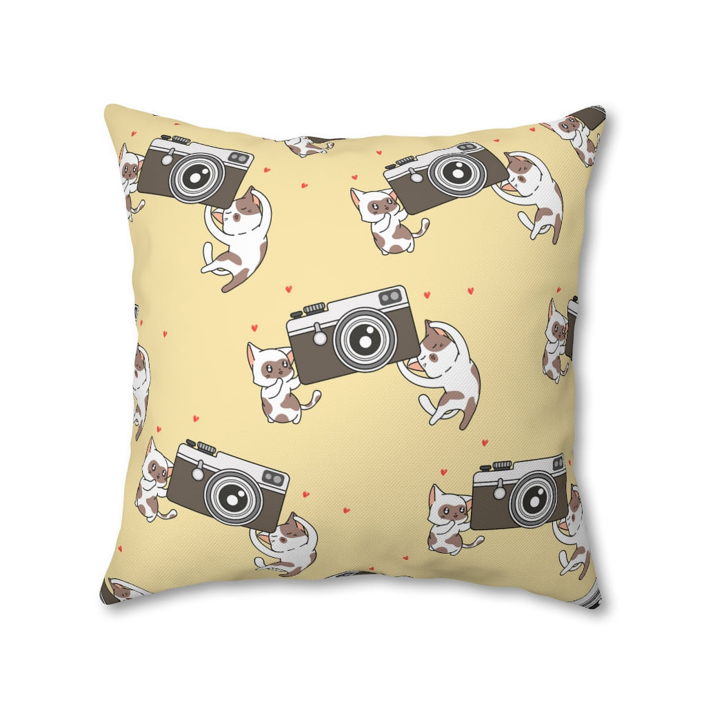 Say Cheese Pillow Case - Throw Pillow Cover - Grandmillennial Style