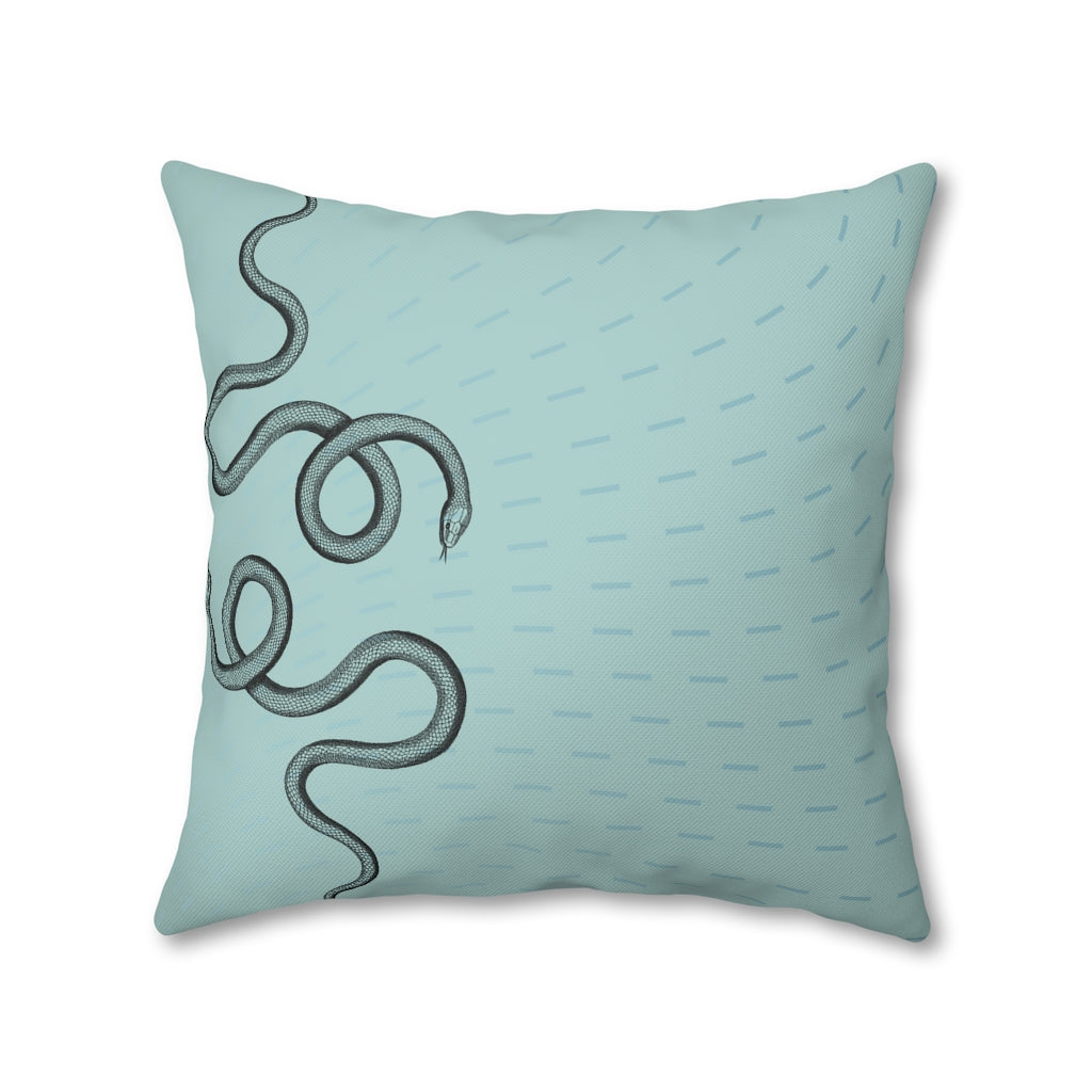 Serpents in Love Pillow Case - Throw Pillow Cover - Grandmillennial Style