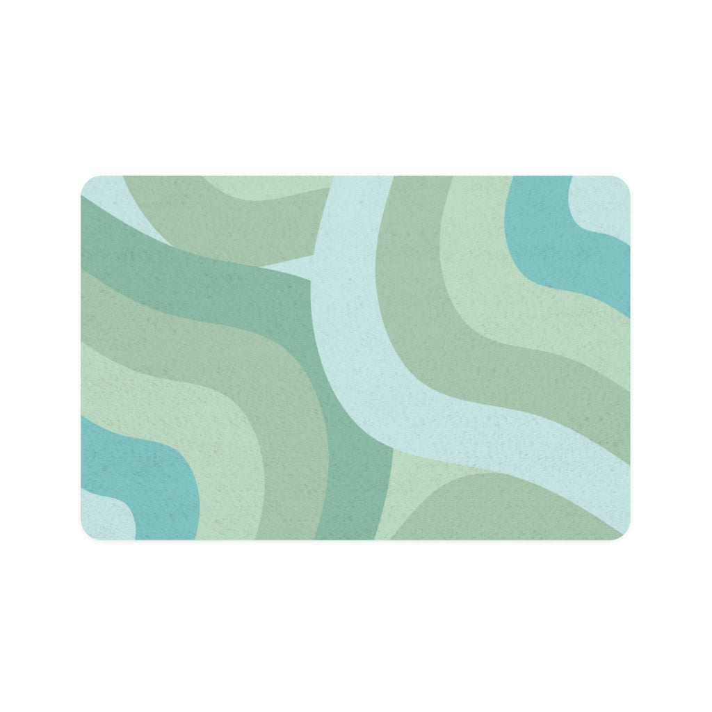 Pastel Fields Pet Food Mat