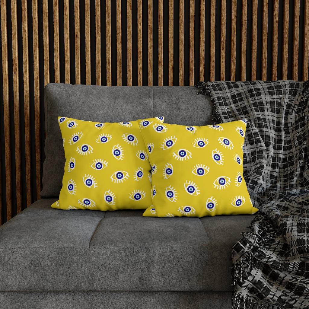 Eyes of Sunshine Pillow Case - Throw Pillow Cover - Grandmillennial Style