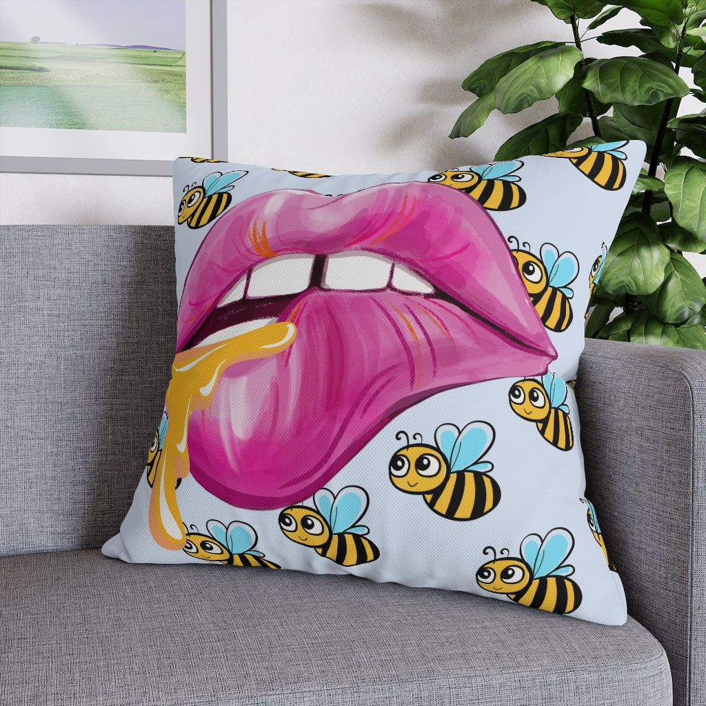 Sweet Honey Pillow Case - Throw Pillow Cover - Grandmillennial Style