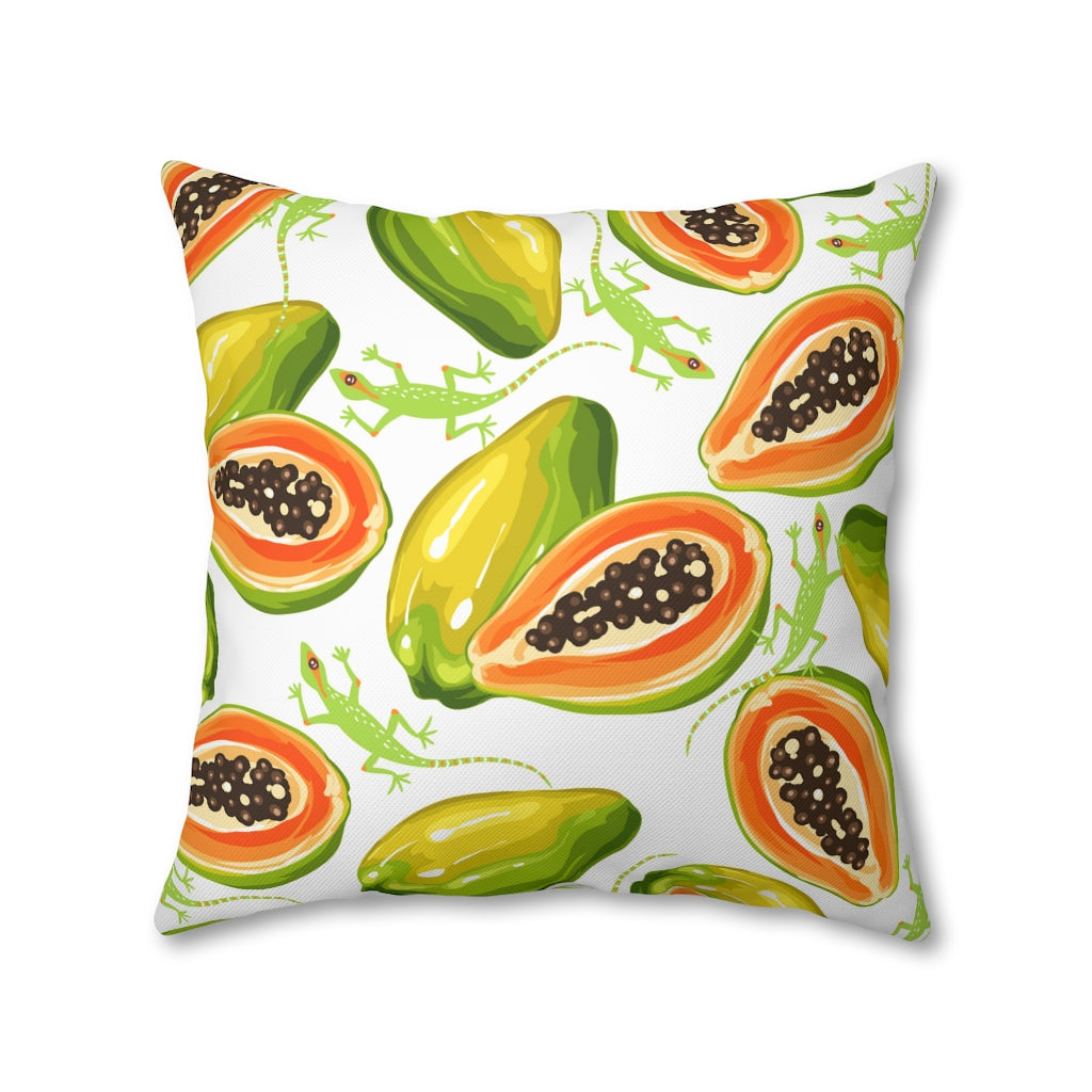 Sweet Lizard Pillow Case - Throw Pillow Cover - Grandmillennial Style