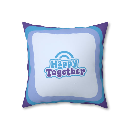 Happy Together Pillow Case - Throw Pillow Cover - Grandmillennial Style