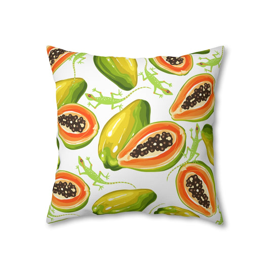 Sweet Lizard Pillow Case - Throw Pillow Cover - Grandmillennial Style