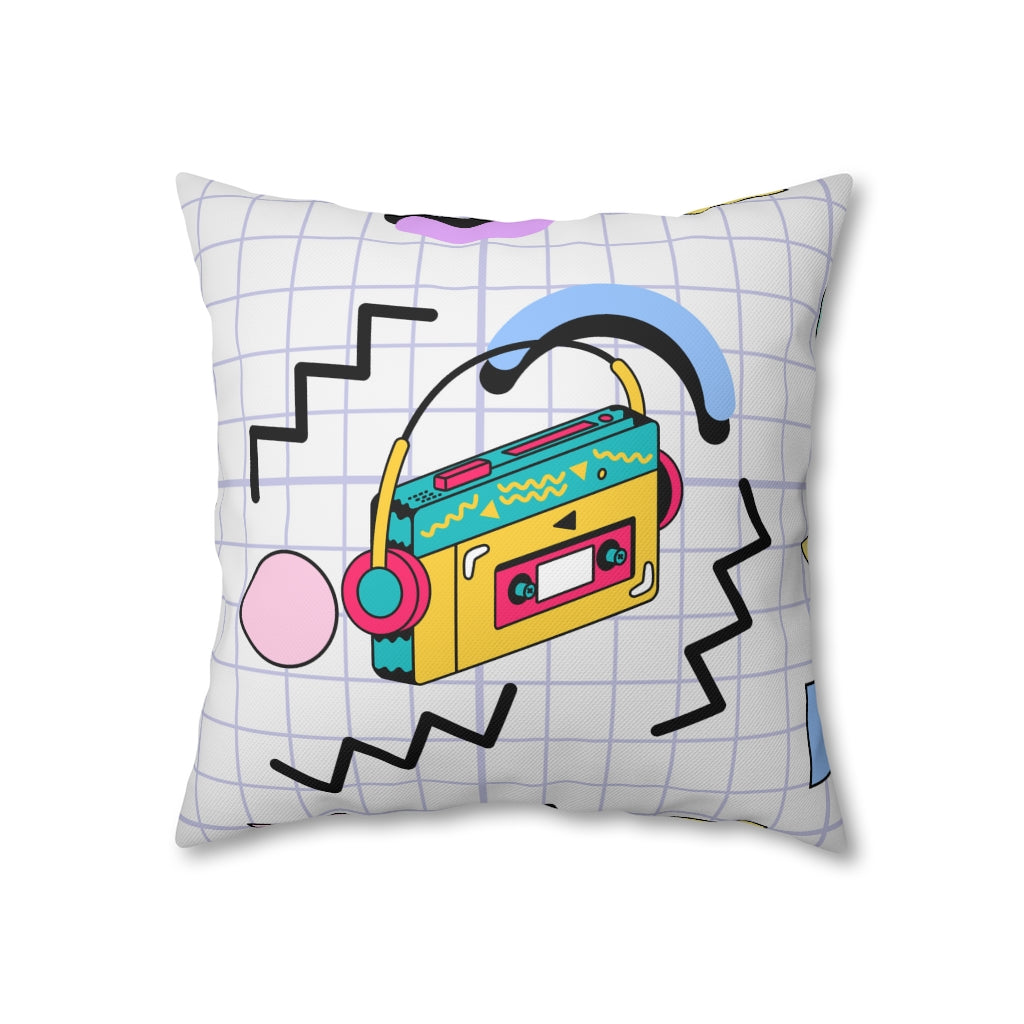 90s Hits Pillow Case - Throw Pillow Cover - Grandmillennial Style