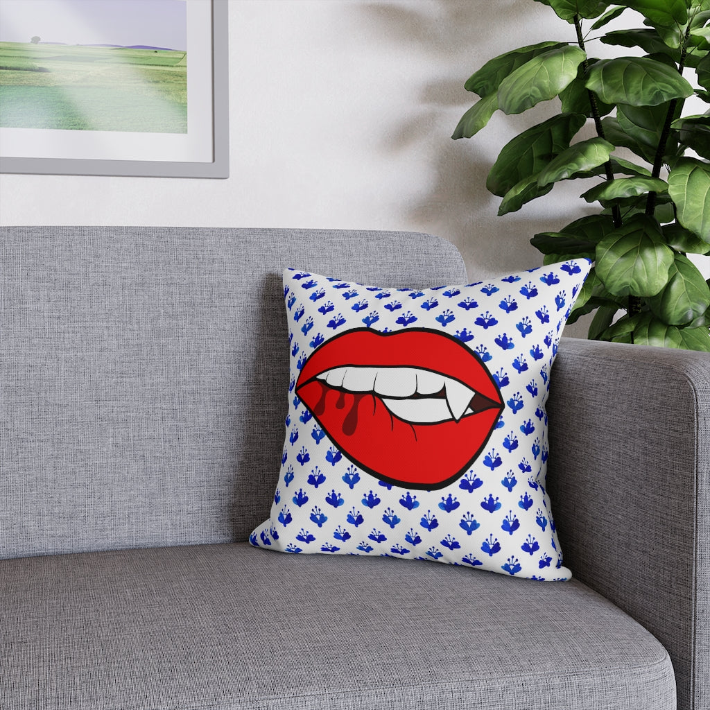 Grandmillennial Vampire Pillow Case - Throw Pillow Cover - Grandmillennial Style