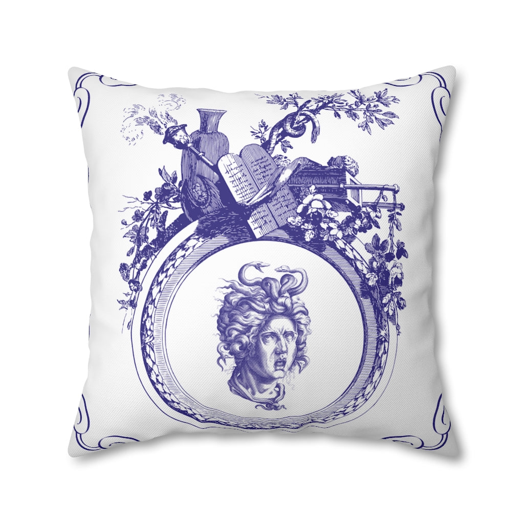 Delft Blue Pillow Case - Throw Pillow Cover - Grandmillennial Style