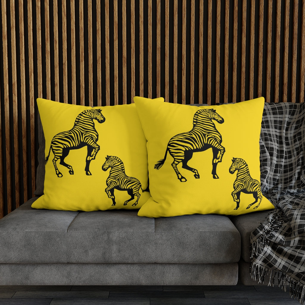 Iconic Zebra Pillow Case - Throw Pillow Cover - Grandmillennial Style