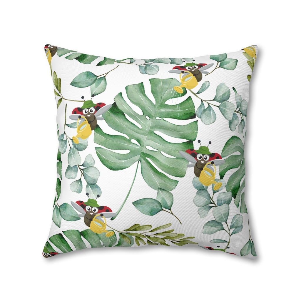 Watering Can Pillow Case - Throw Pillow Cover - Grandmillennial Style