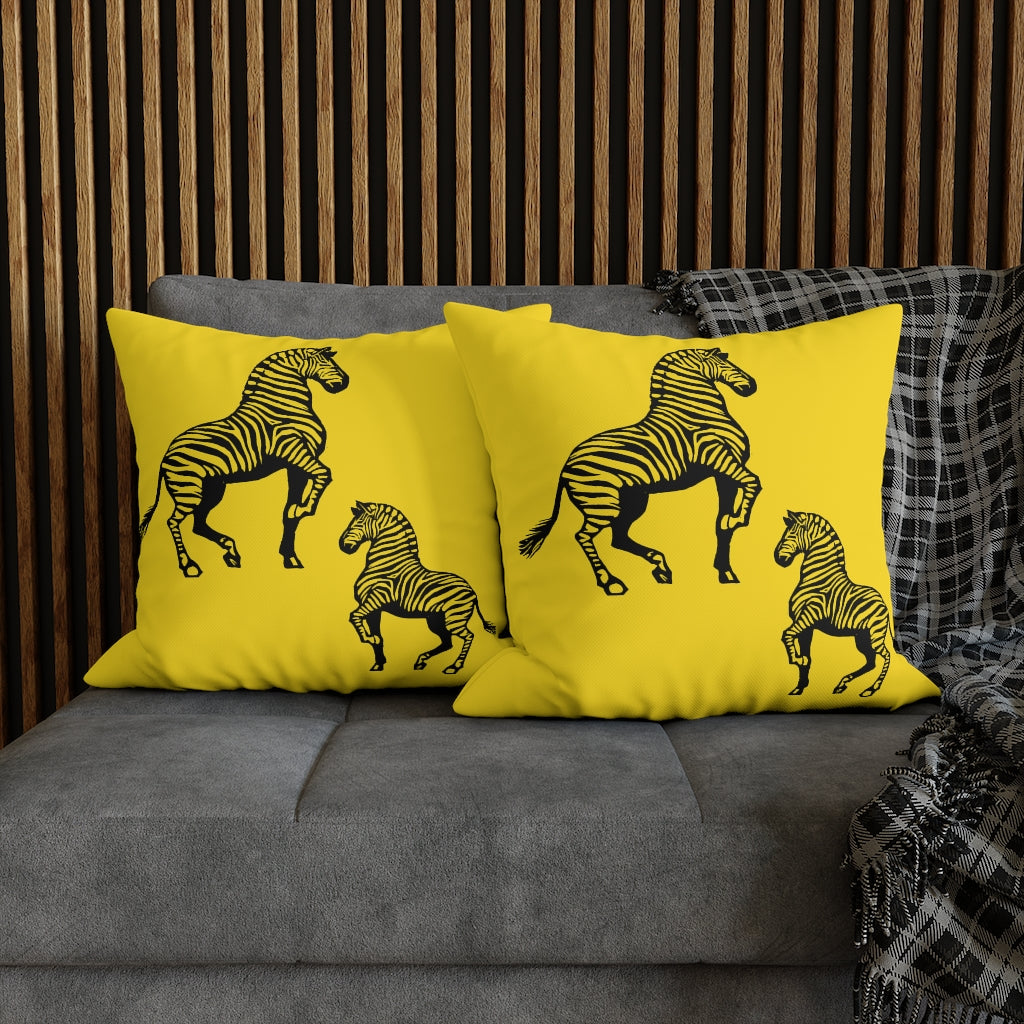 Iconic Zebra Pillow Case - Throw Pillow Cover - Grandmillennial Style