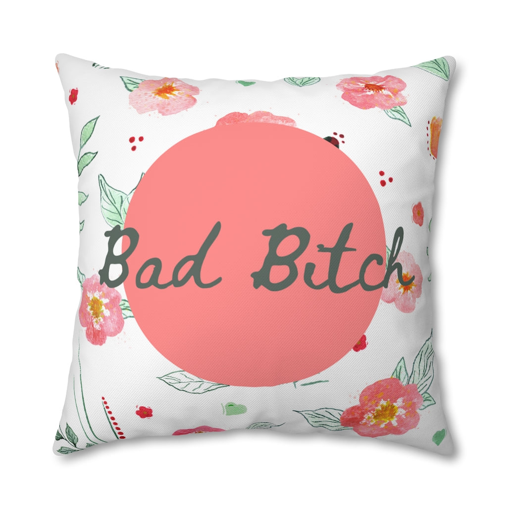 Bad B*tch Pillow Case - Throw Pillow Cover - Grandmillennial Style