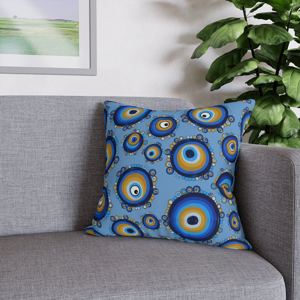 Eye See You Pillow Case - Throw Pillow Cover - Grandmillennial Style