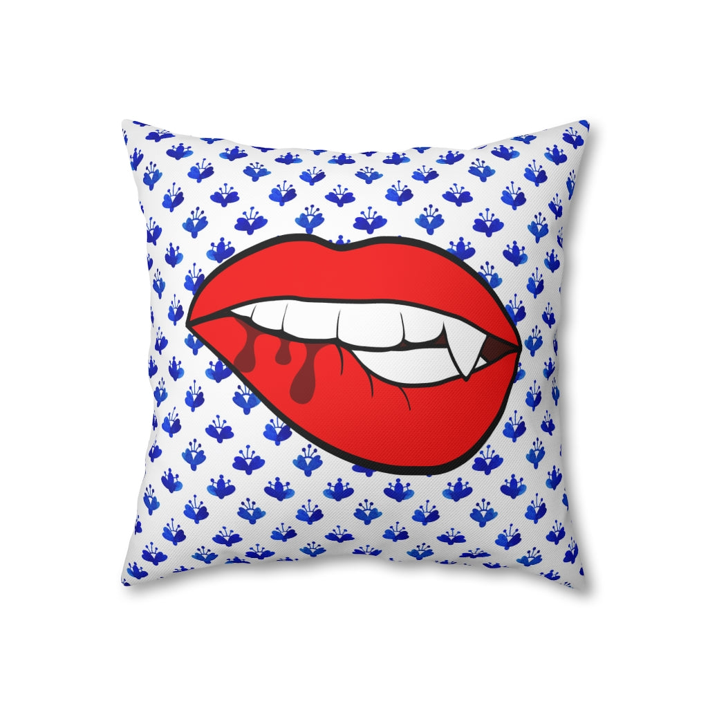 Grandmillennial Vampire Pillow Case - Throw Pillow Cover - Grandmillennial Style