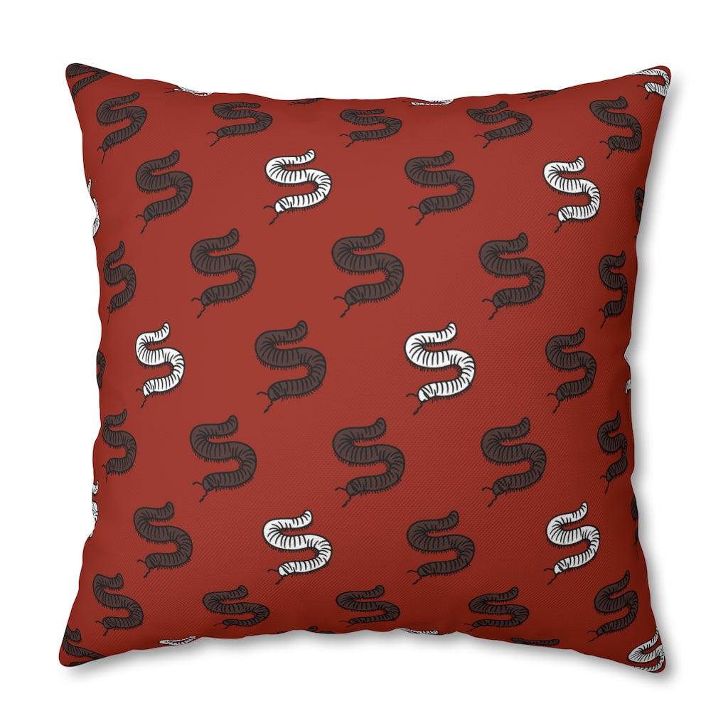 S is for Caterpillar Pillow Case - Throw Pillow Cover - Grandmillennial Style