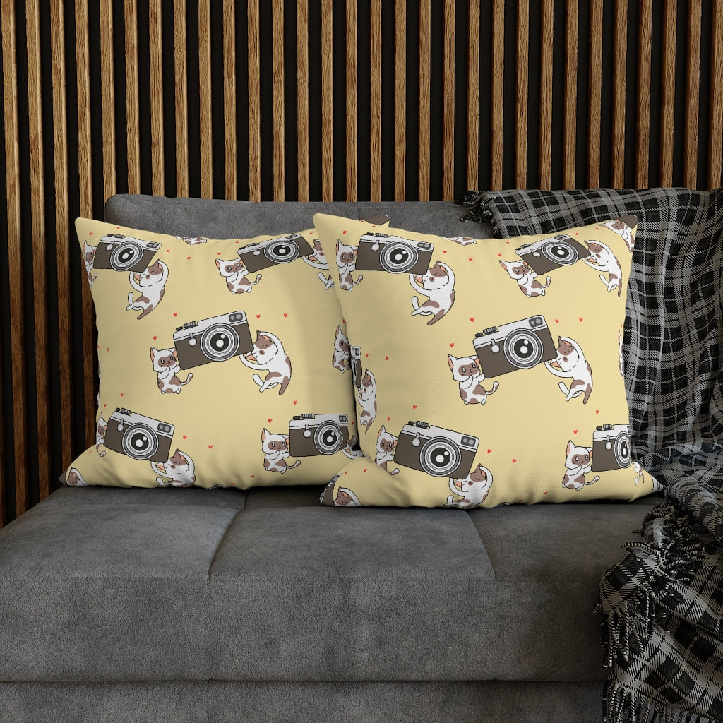 Say Cheese Pillow Case - Throw Pillow Cover - Grandmillennial Style