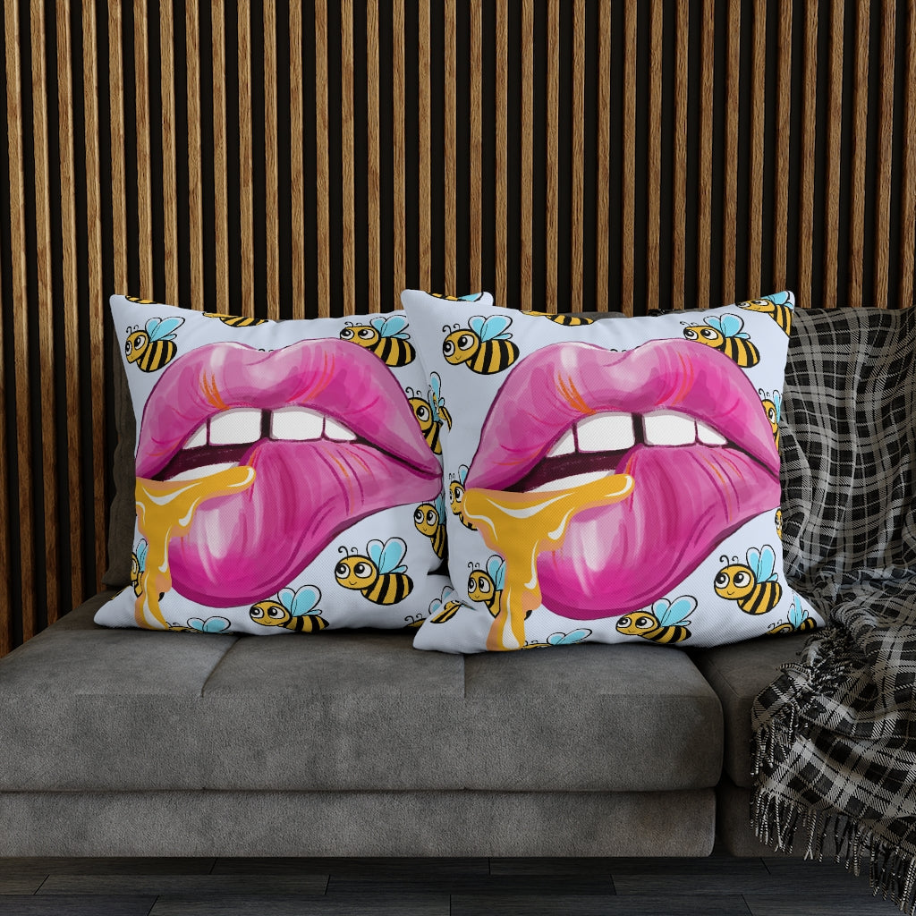 Sweet Honey Pillow Case - Throw Pillow Cover - Grandmillennial Style