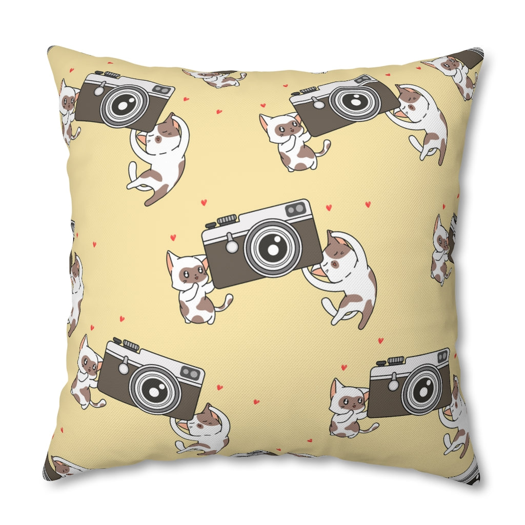 Say Cheese Pillow Case - Throw Pillow Cover - Grandmillennial Style