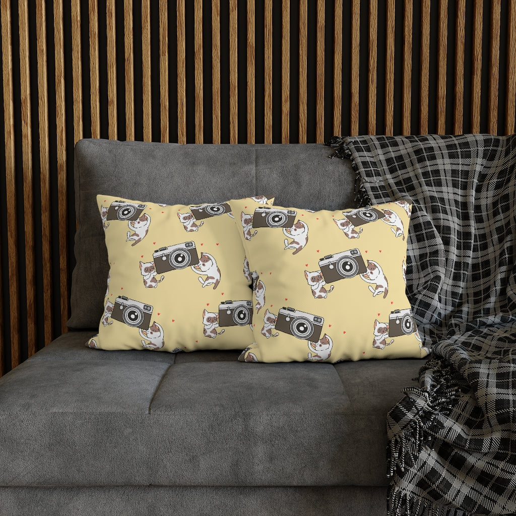 Say Cheese Pillow Case - Throw Pillow Cover - Grandmillennial Style