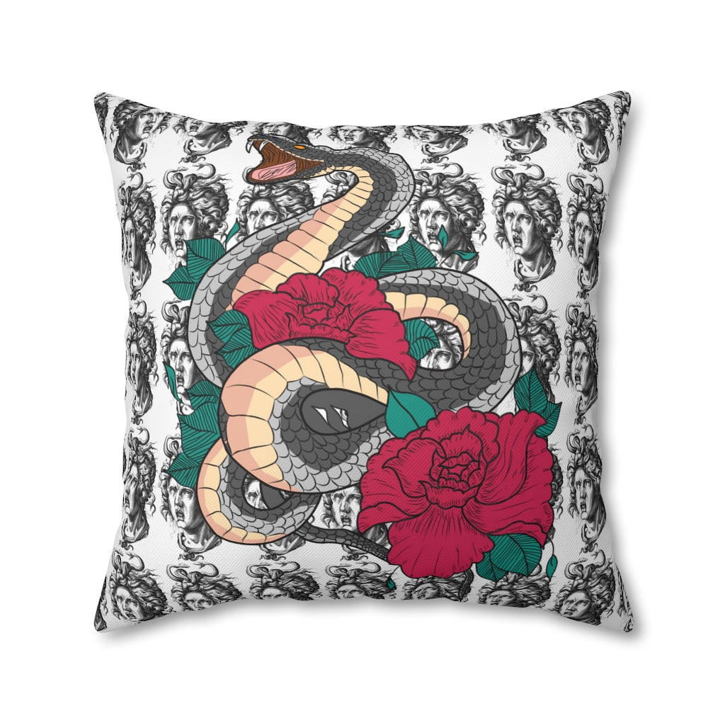 Tattoo Mozart Pillow Case - Throw Pillow Cover - Grandmillennial Style