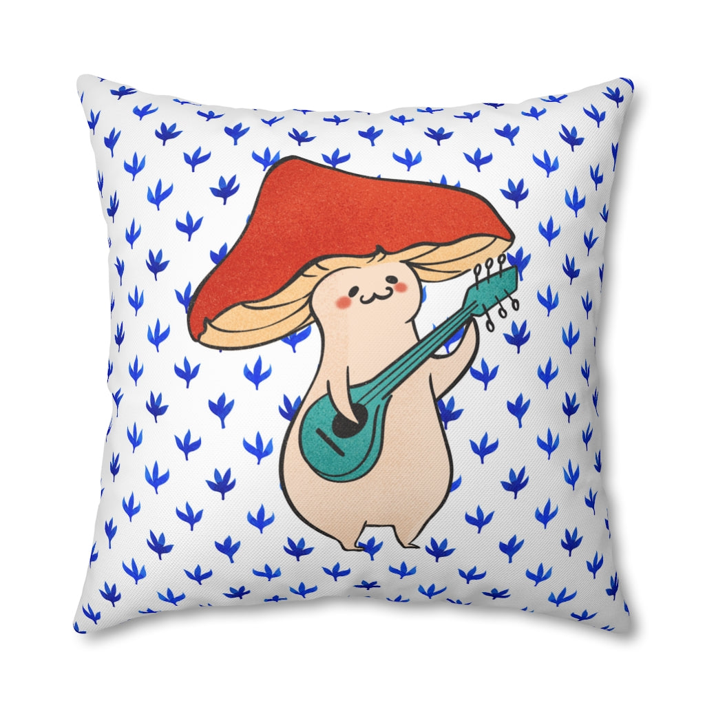 Happy Fungi Pillow Case - Throw Pillow Cover - Grandmillennial Style