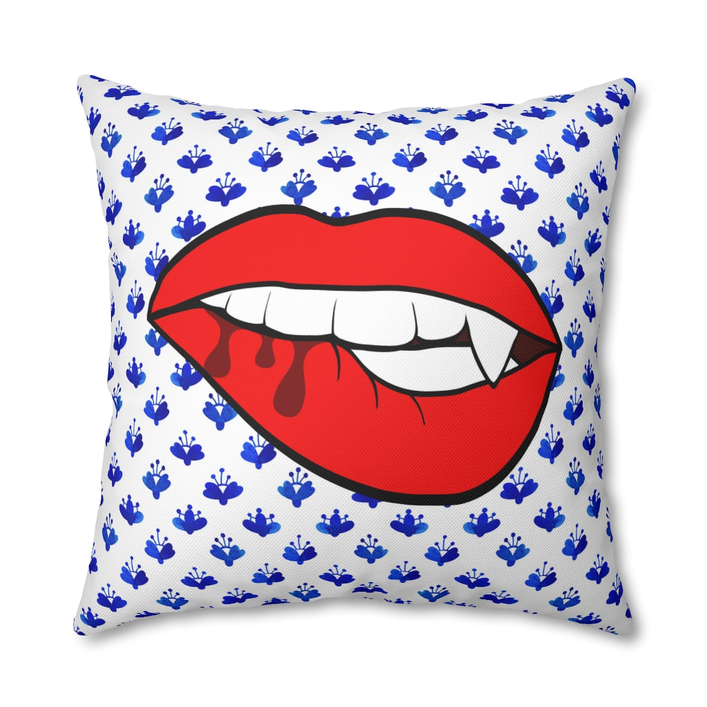 Grandmillennial Vampire Pillow Case - Throw Pillow Cover - Grandmillennial Style