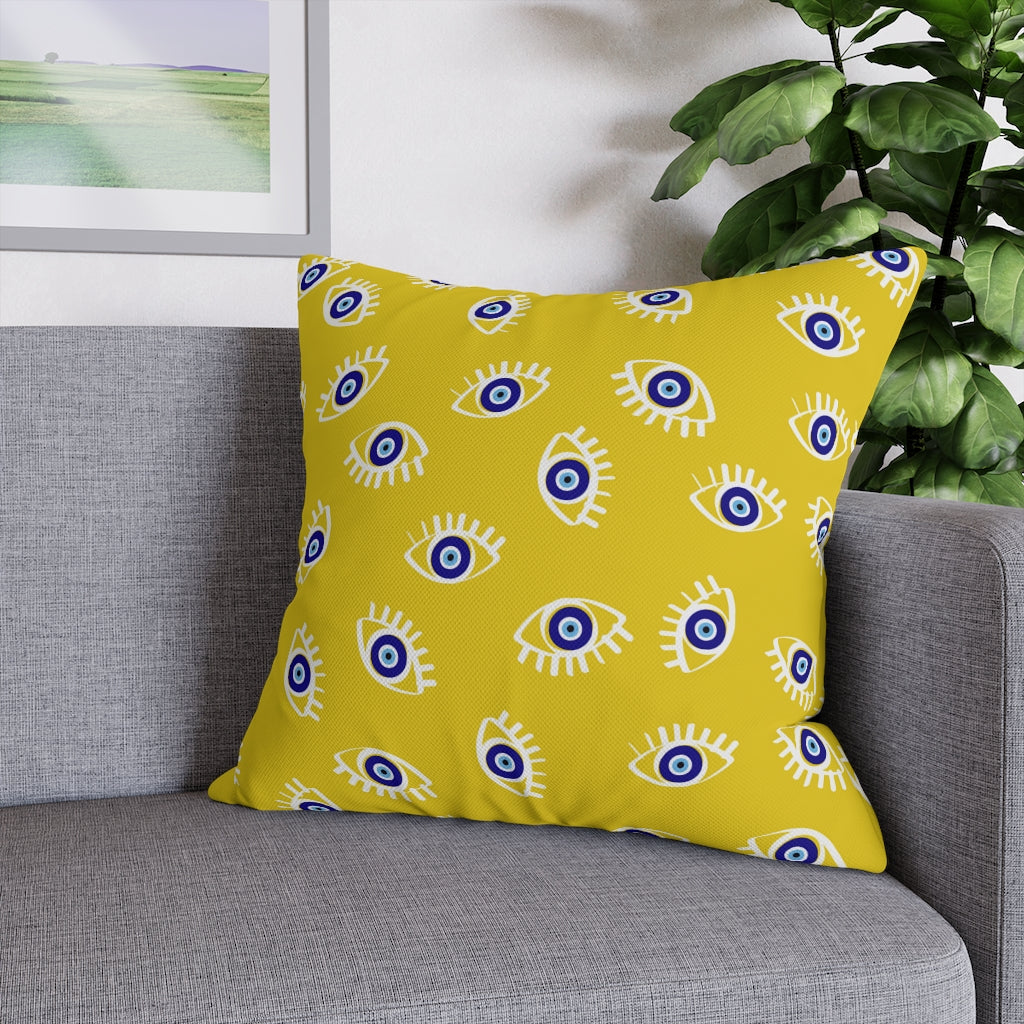 Eyes of Sunshine Pillow Case - Throw Pillow Cover - Grandmillennial Style