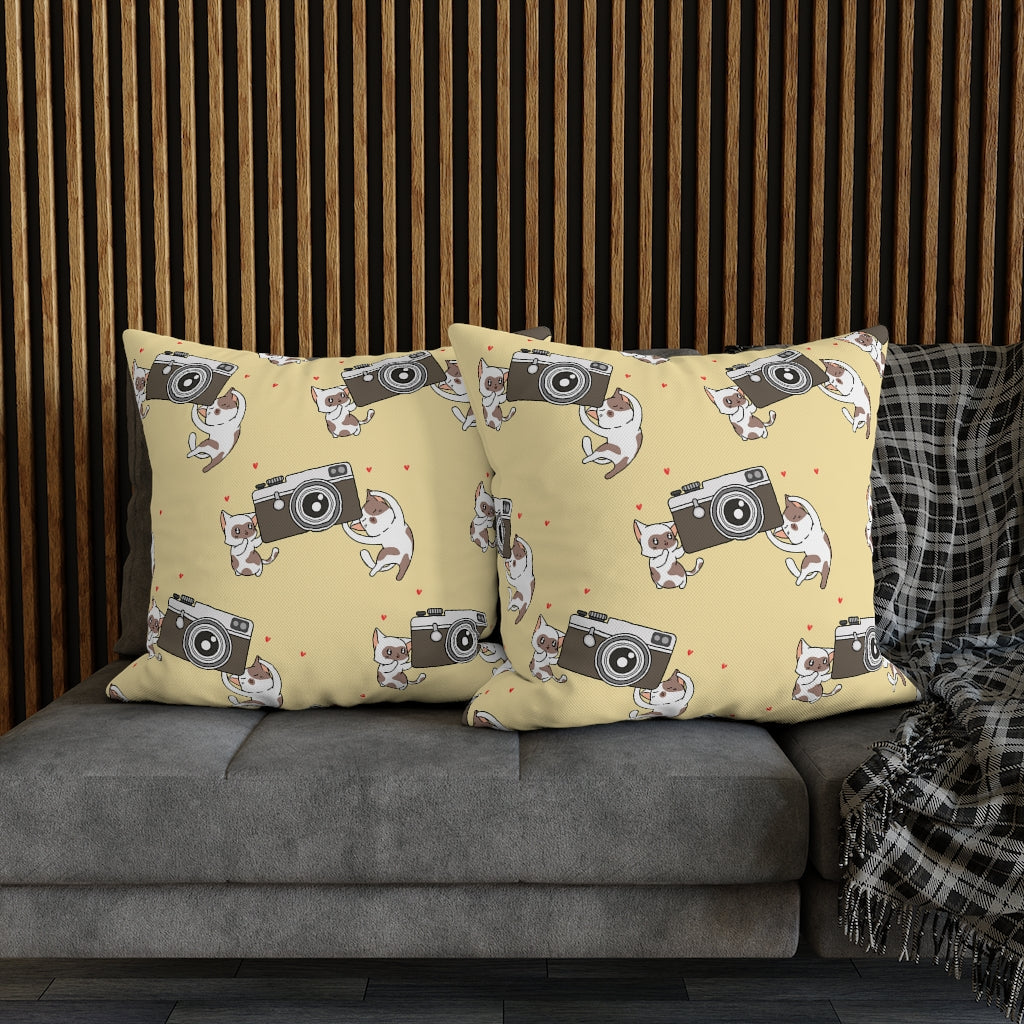 Say Cheese Pillow Case - Throw Pillow Cover - Grandmillennial Style