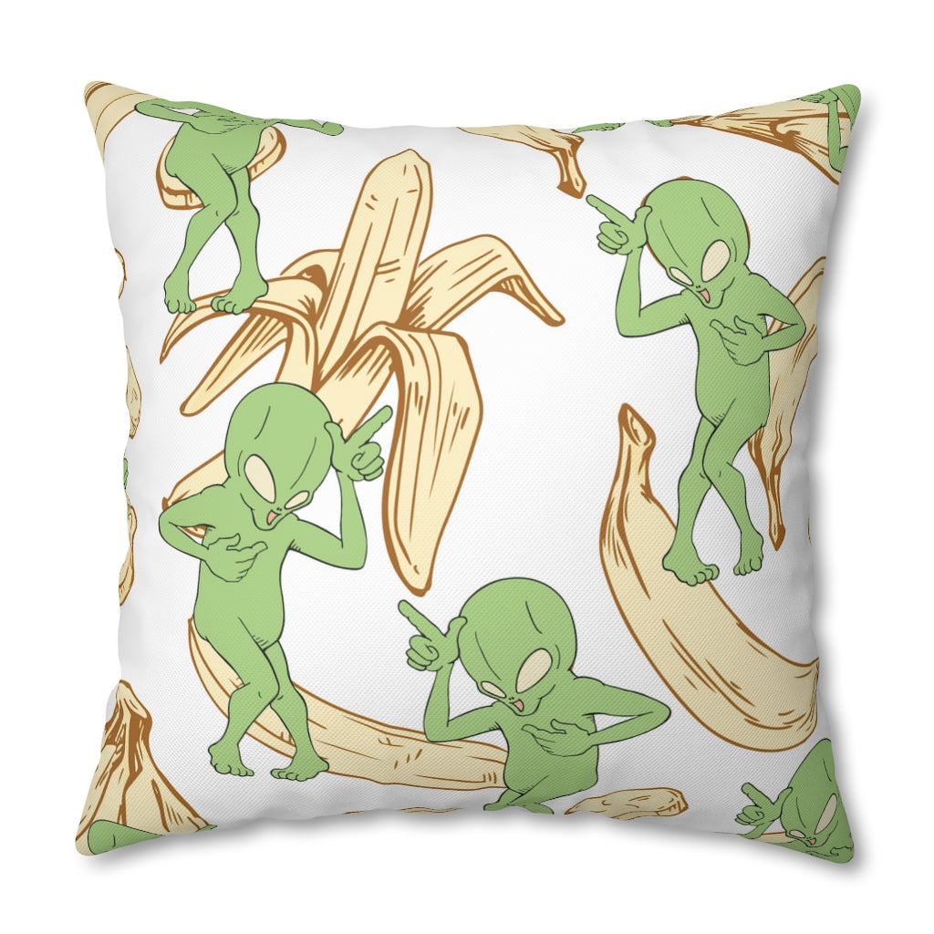 Alien Peel Pillow Case - Throw Pillow Cover - Grandmillennial Style