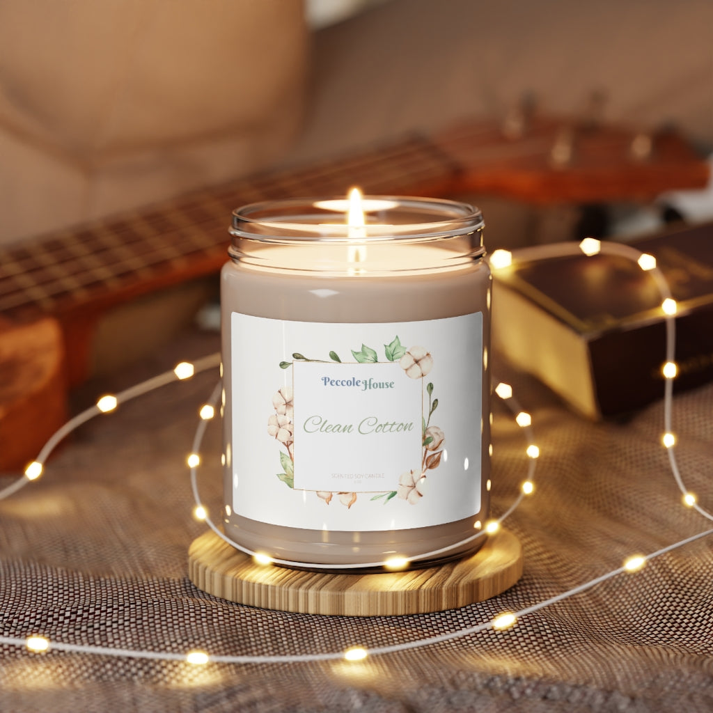 Clean Cotton Scented Soy Candle